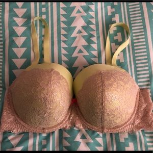 Victoria Secret Dream Angel Lined Demi Bra 36DD